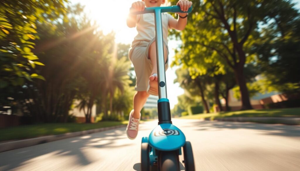 balance coordination scooter activity