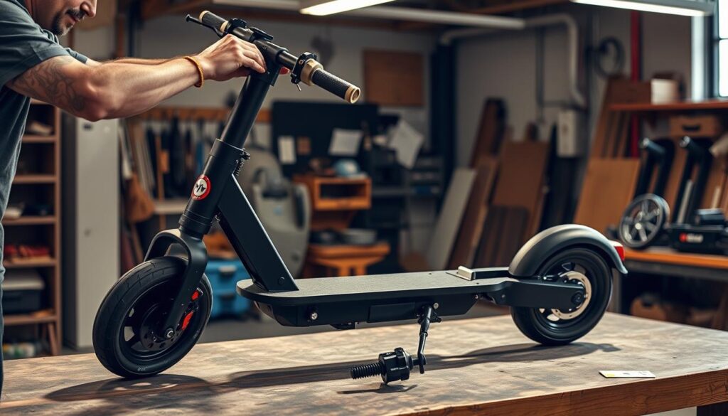 scooter assembly process