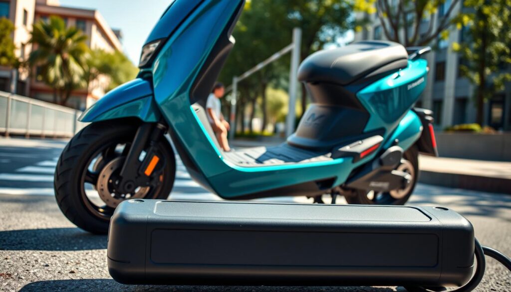 battery electric scooter