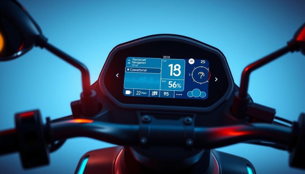 connected scooter display