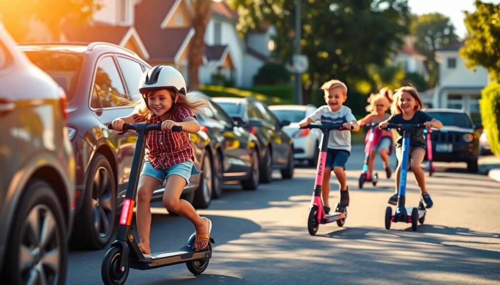 kids electric scooter