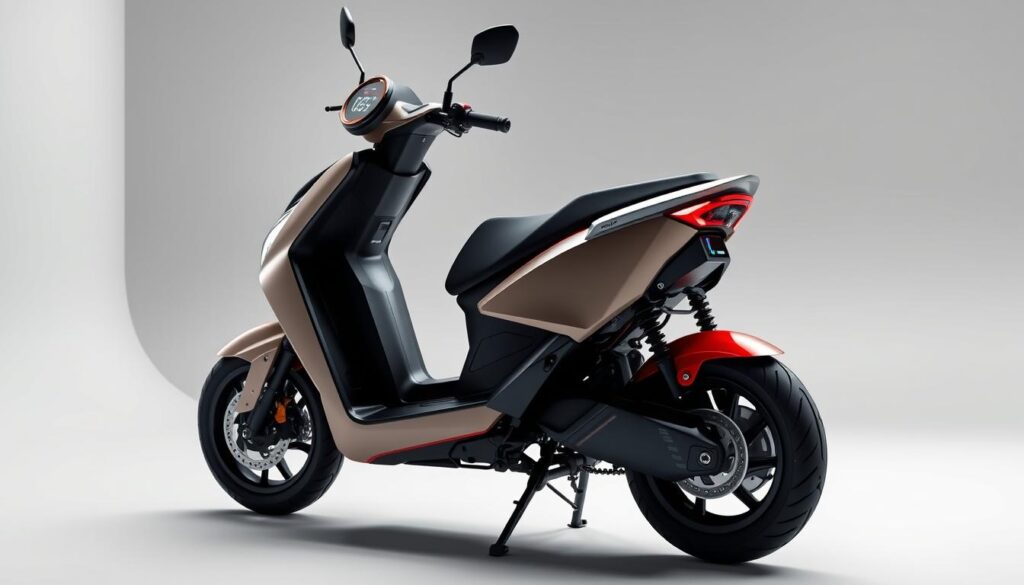 sporty design electric scooter