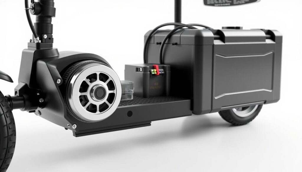 ZT500 motor and battery