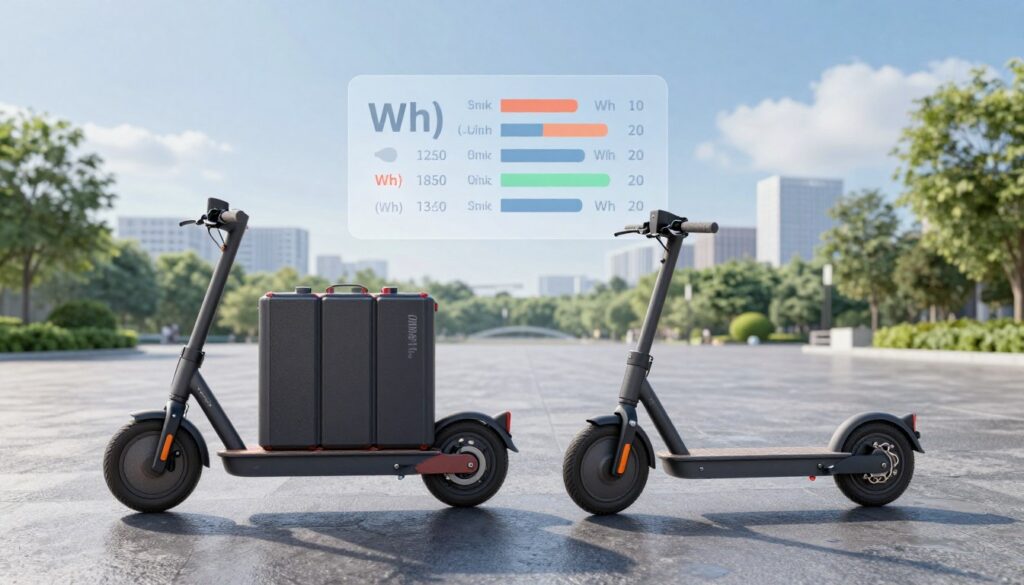 battery Wh comparison